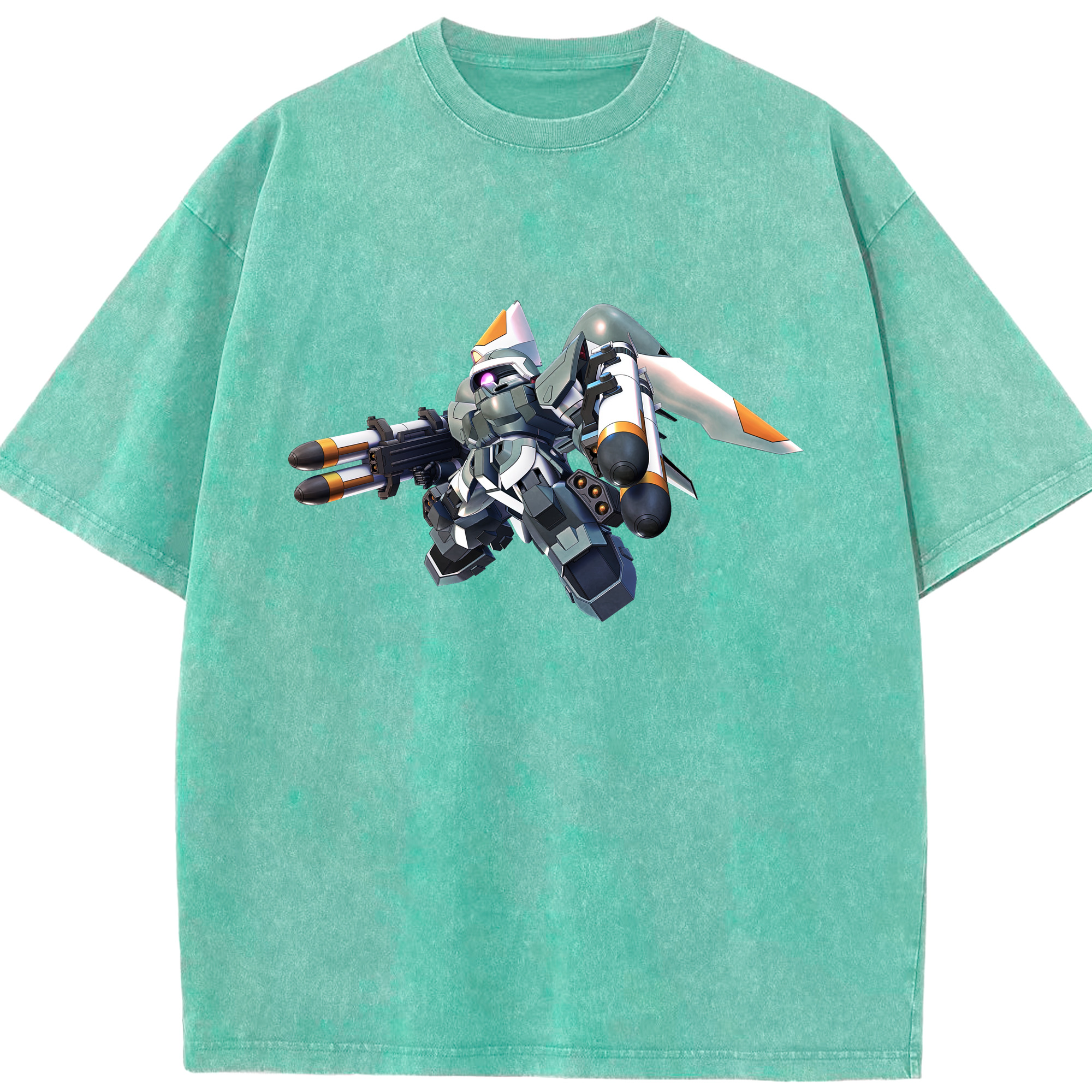 （画像用） 機動戦士ガンダム Mobile Suit Gundam 綿100% ヴィンテージ風 半袖Tシャツ（フロントプリント）